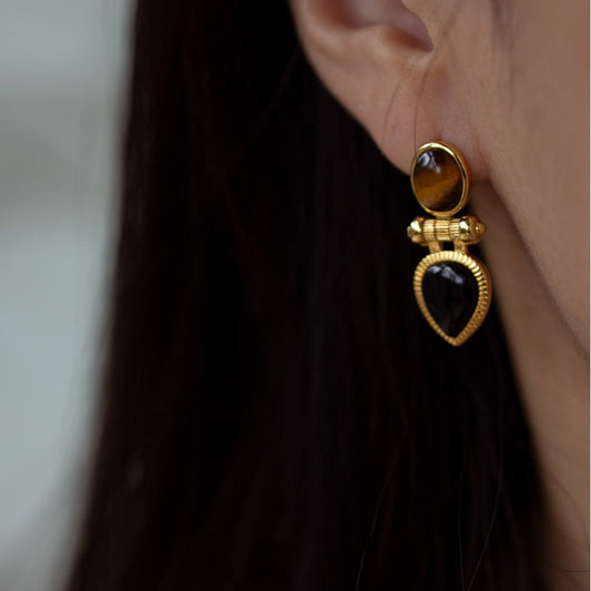 Vintage Retro Pin Earrings JLT12364