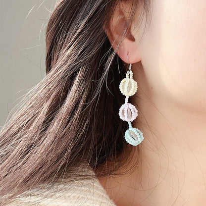 Pastel Beads Drop Earrings JLT12393