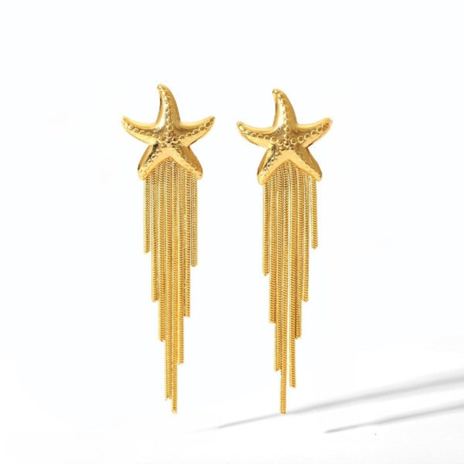 Starfish Tassel Hanging Earrings JLT12817