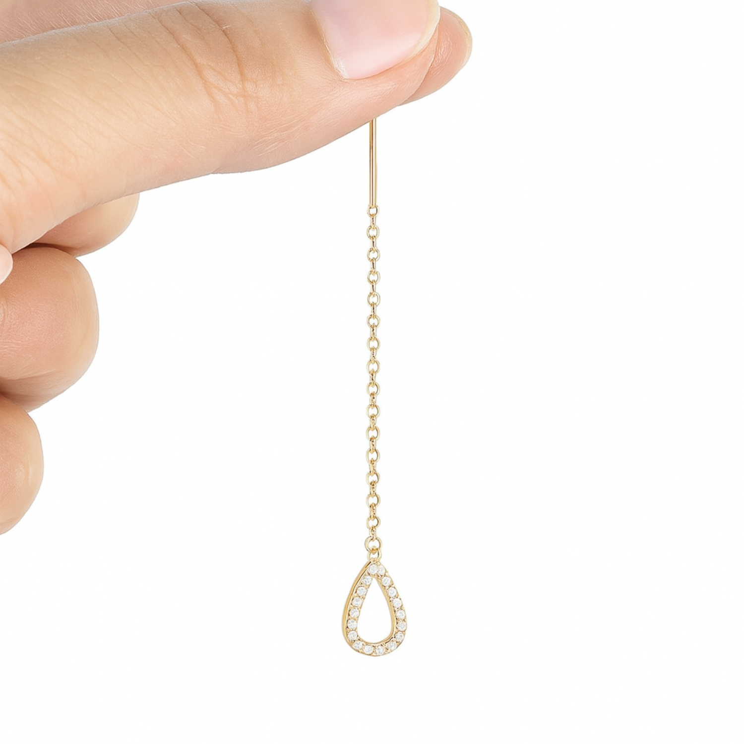 Needle Tassel Drop Earrings JLT12848