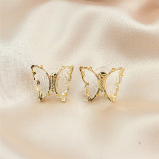Crystal Butterfly earrings jlt13116