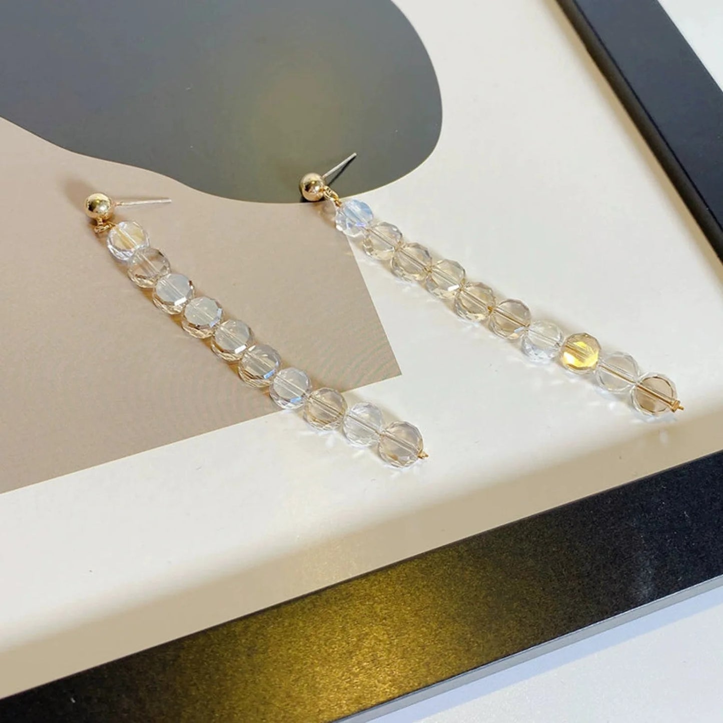 Crystal Beaded Drop earrings JLT13149