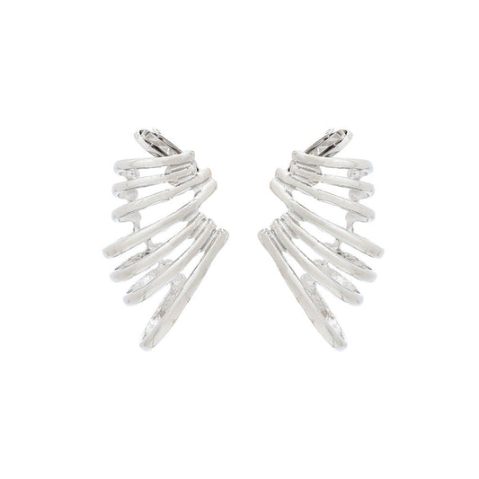 Retro cold style full ear hoop earrings jlt13274