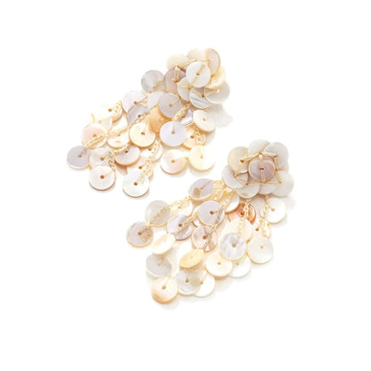 Shell Layered Drop Earrings JLT13315