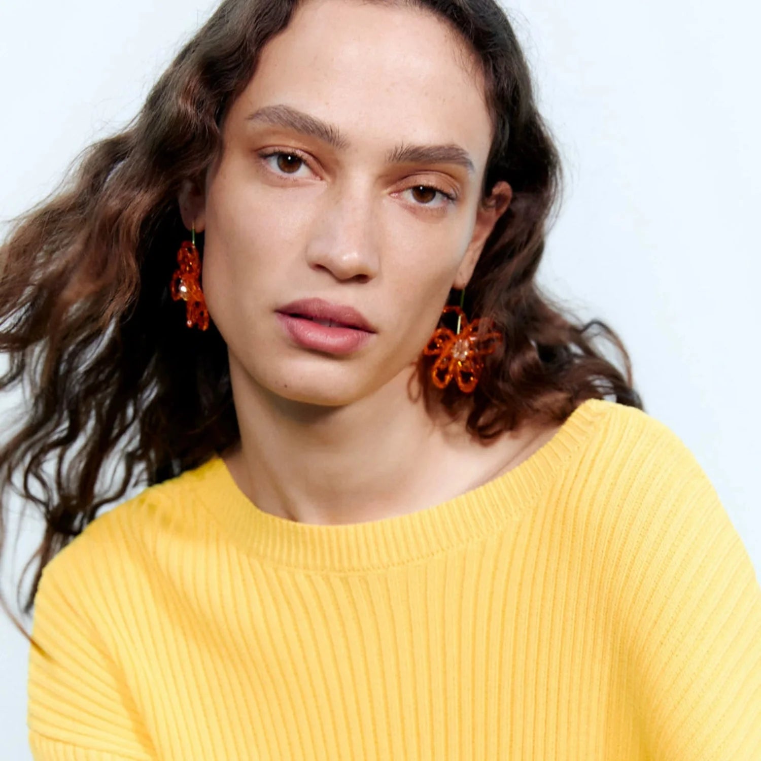 Amber Bloom Drop Earrings JLT13319