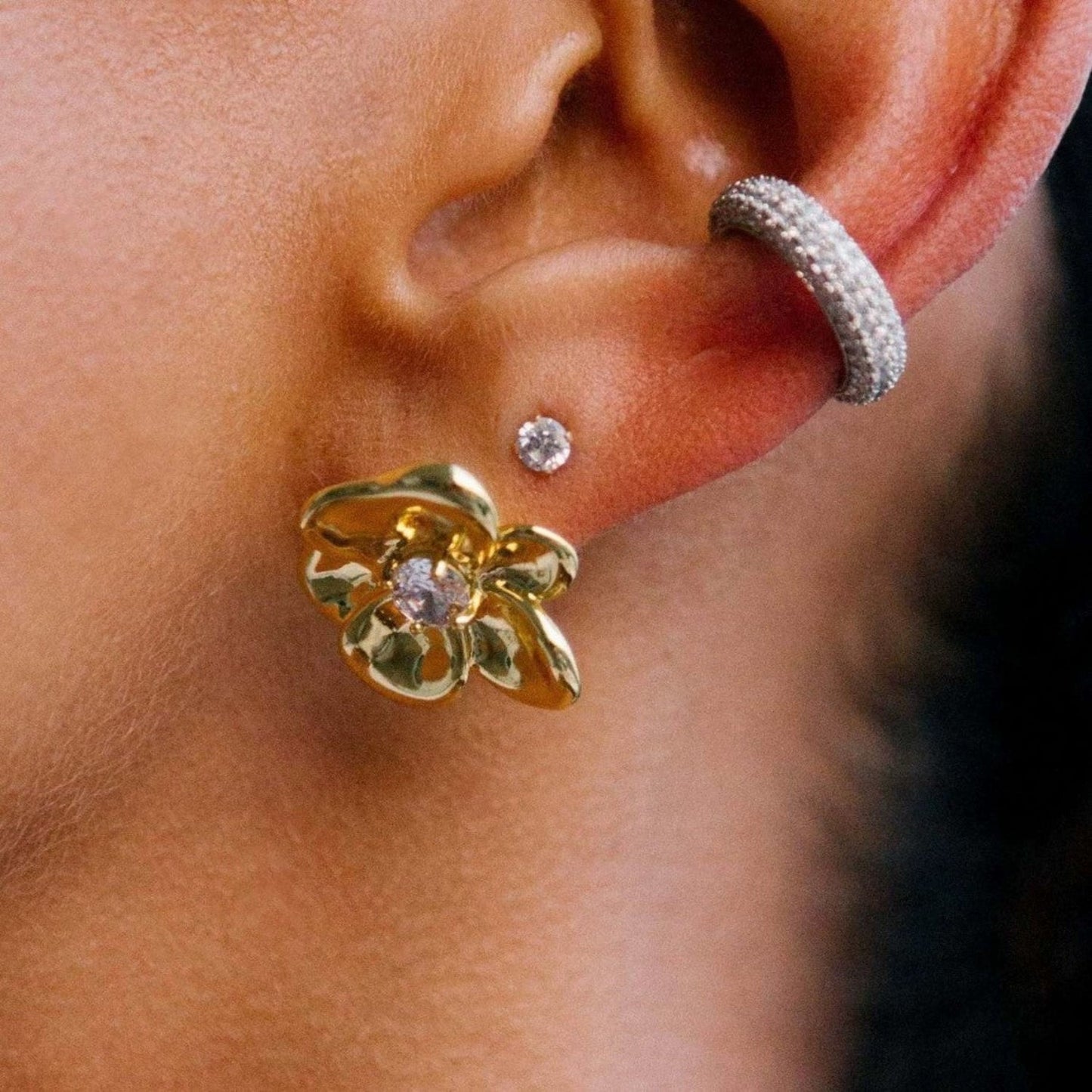 Golden Bloom Studs JLT13395