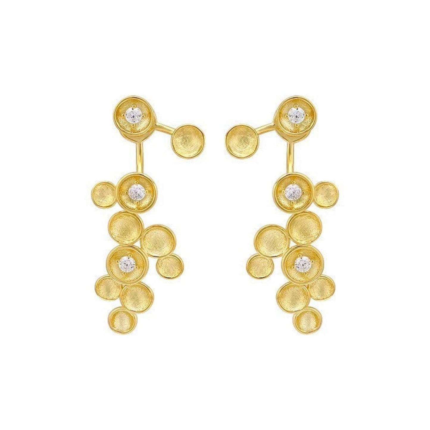 Golden Galaxy Drop Earrings JLT13403