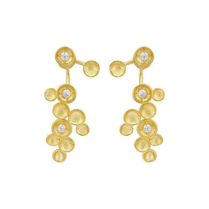 Golden Galaxy Drop Earrings JLT13403