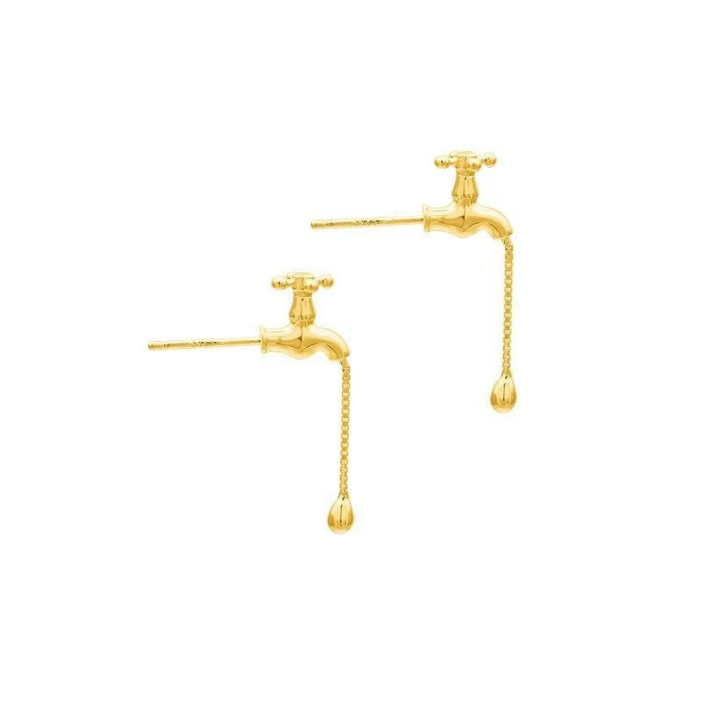 Golden Drip Tap Earrings JLT13419