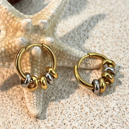 Mini Circle Huggie Hoop Earrings jlt13457