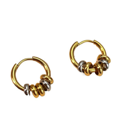 Mini Circle Huggie Hoop Earrings jlt13457