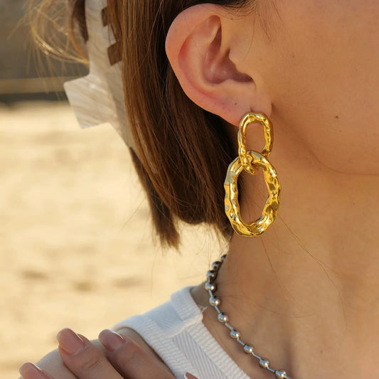 Vintage Double Hoop Studs JLT13468
