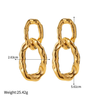 Vintage Double Hoop Studs JLT13468