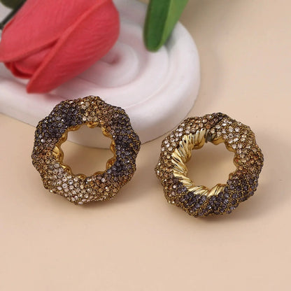 The Jingle Stud Brown Earrings jlt13476