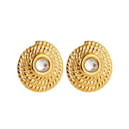 Maison Crystal Studs Earrings jlt13487