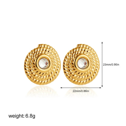Maison Crystal Studs Earrings jlt13487