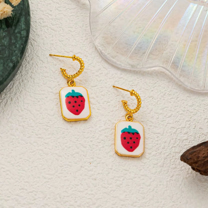 namel Strawberry Square Dangles JLT13509