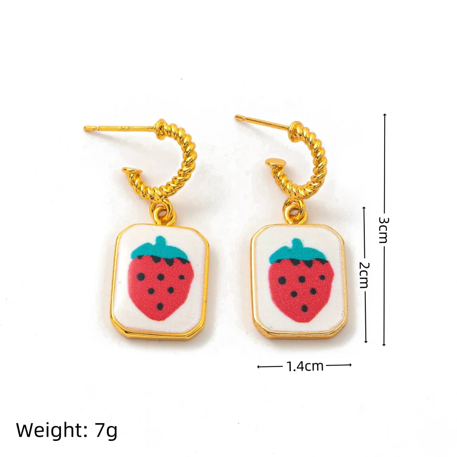 namel Strawberry Square Dangles JLT13509