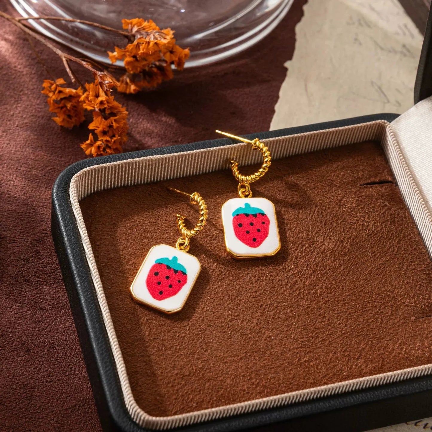 namel Strawberry Square Dangles JLT13509