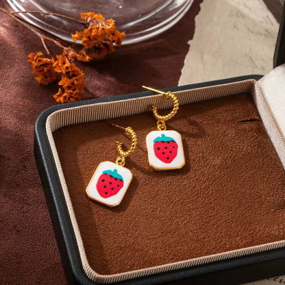 namel Strawberry Square Dangles JLT13509