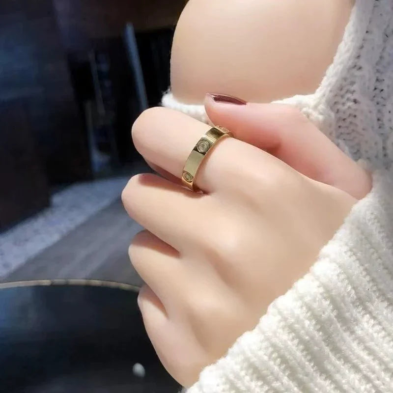 Artificial Crystal Studded Band Ring jltr0222