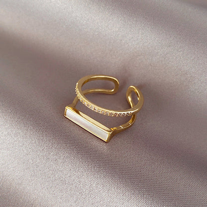 Artificial Dual Bar Adjustable Rings jltr0245