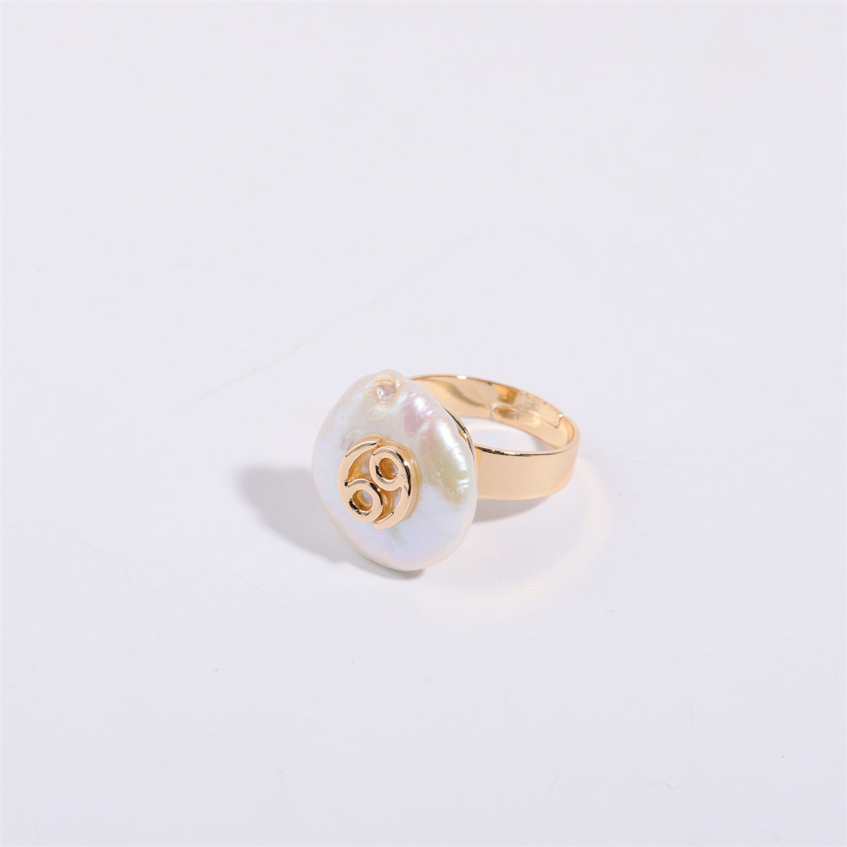 Zodiac Signs Artificial Astrology Rings JLTR0404