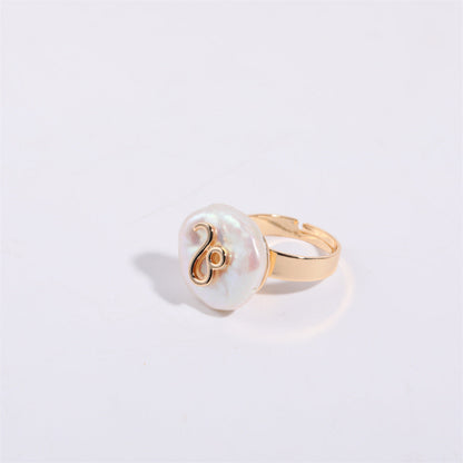 Zodiac Signs Artificial Astrology Rings JLTR0404