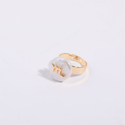 Zodiac Signs Artificial Astrology Rings JLTR0404