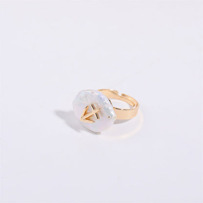 Zodiac Signs Artificial Astrology Rings JLTR0404