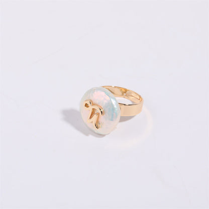 Zodiac Signs Artificial Astrology Rings JLTR0404