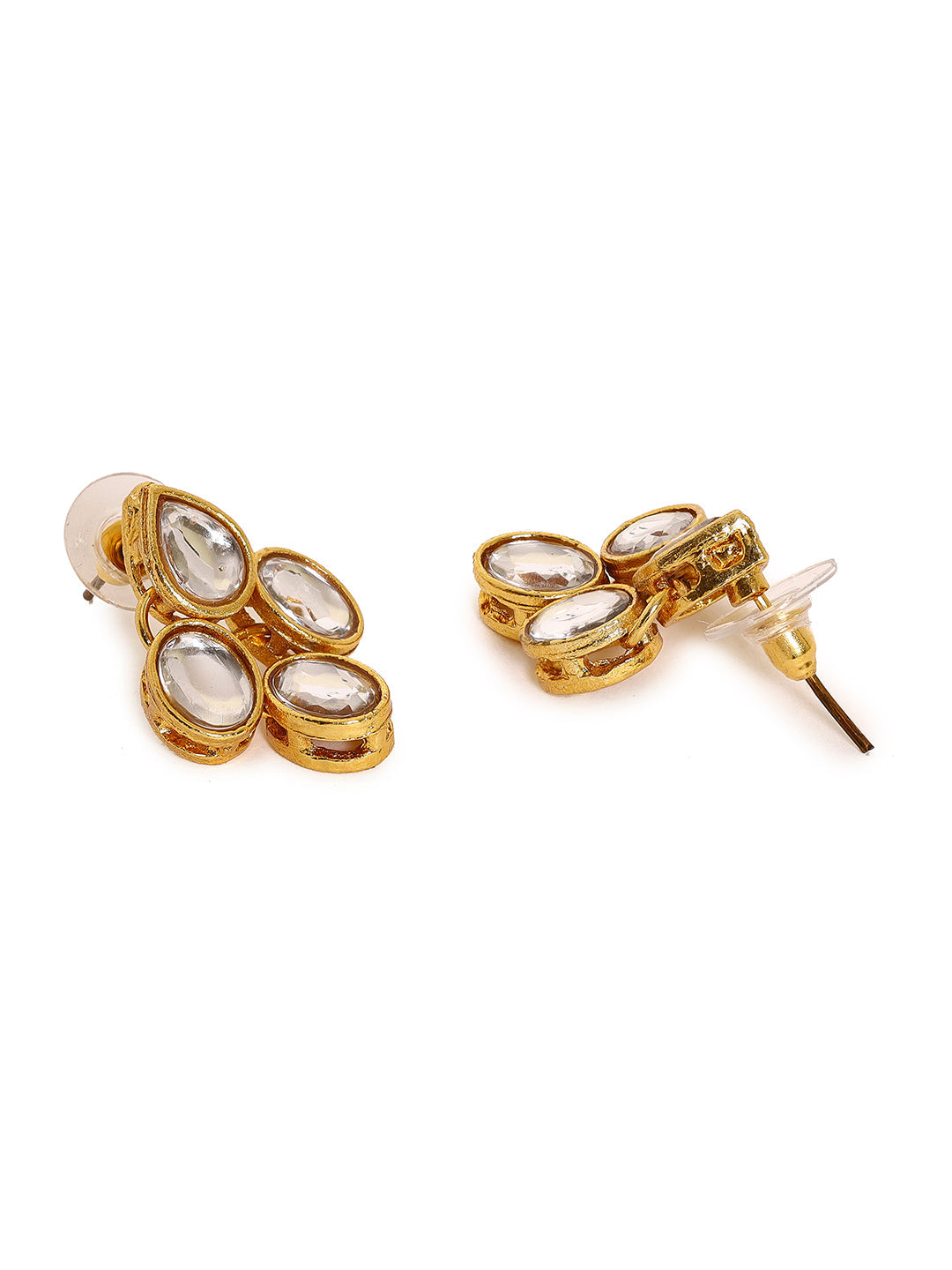 Priyaasi A Kundan Jewellery Set Adorned with Rubies and Exquisite Earrings