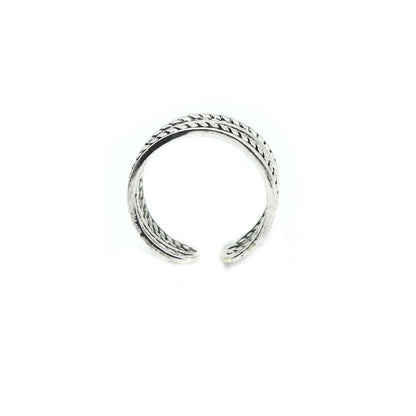 Oxidized Silver Ring - Joker & Witch