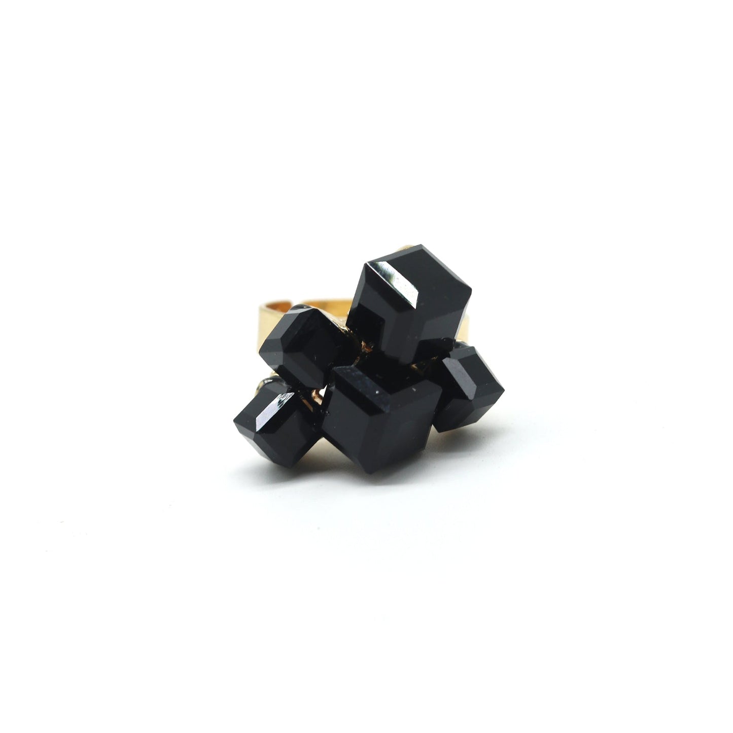 Black Crystalline Ring - Joker & Witch