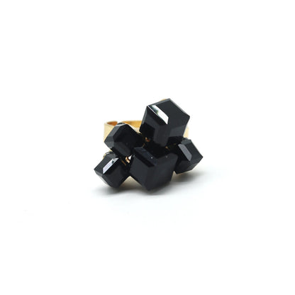 Black Crystalline Ring - Joker & Witch