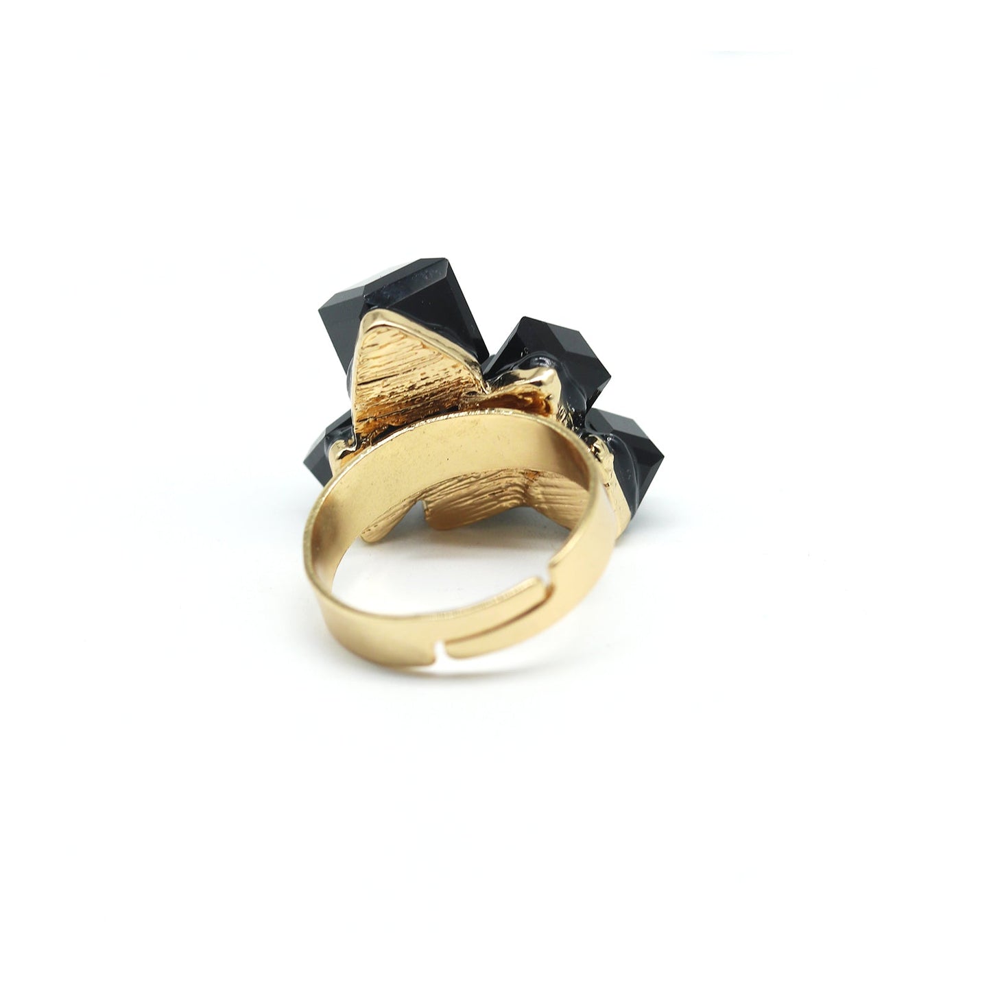 Black Crystalline Ring - Joker & Witch