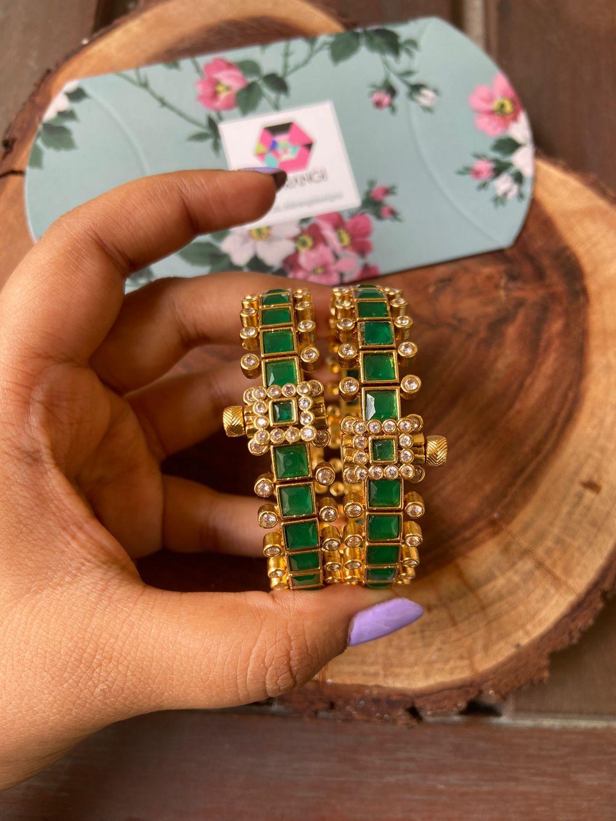 Kaamini Openable Indian Bangle | Sone Pe Suhaga Collection - Attrangi