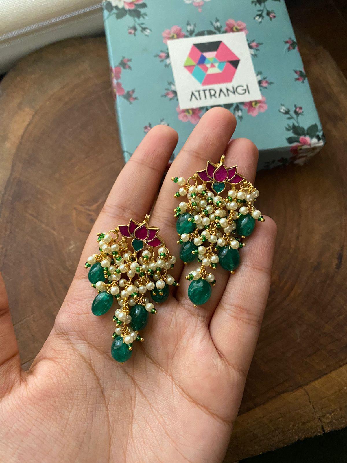 Kamalpreet Lightweight Earrings - Attrangi