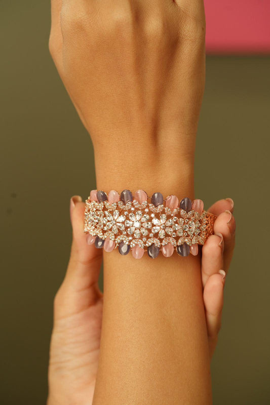 Lilo Beaded Diamond Pastel bracelet | Lala Land Collection - Attrangi