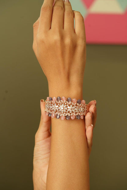 Lilo Beaded Diamond Pastel bracelet | Lala Land Collection - Attrangi