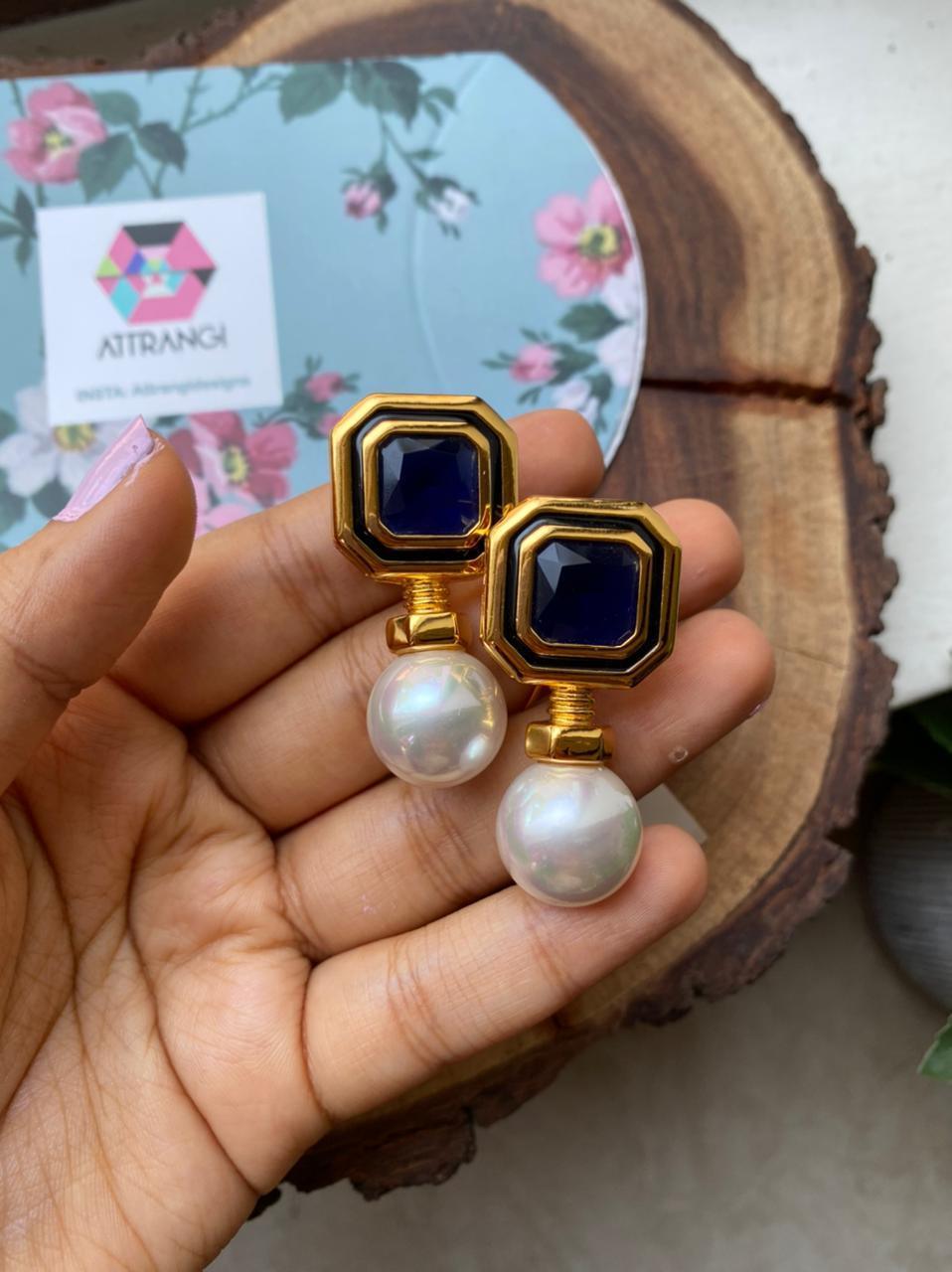 Mavis Party Wear Earrings | Western Earrings - Attrangi