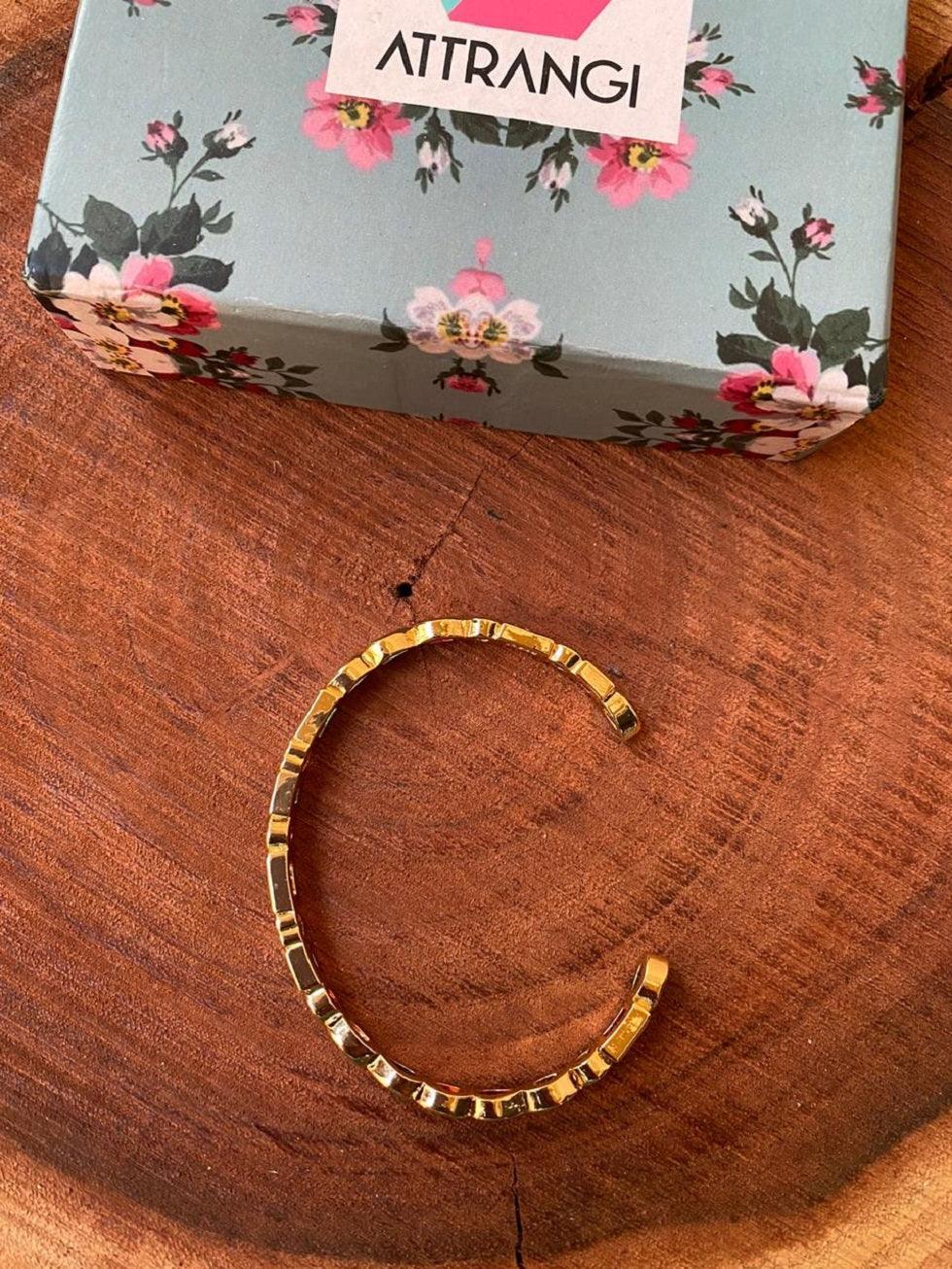 Multi Gem Stone Flexi Bracelet - Attrangi