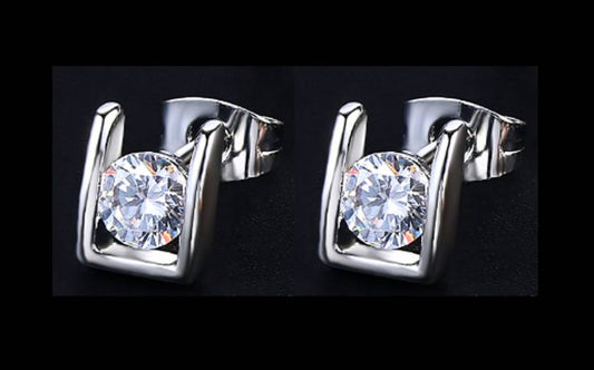 Sleek Shine Square Studs