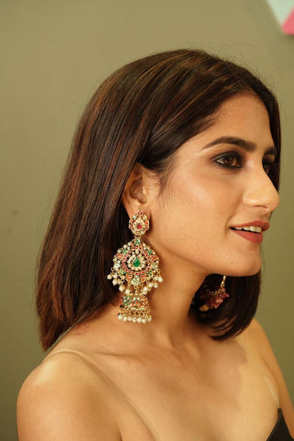 Nageen Navratna Big Jhumka - Attrangi