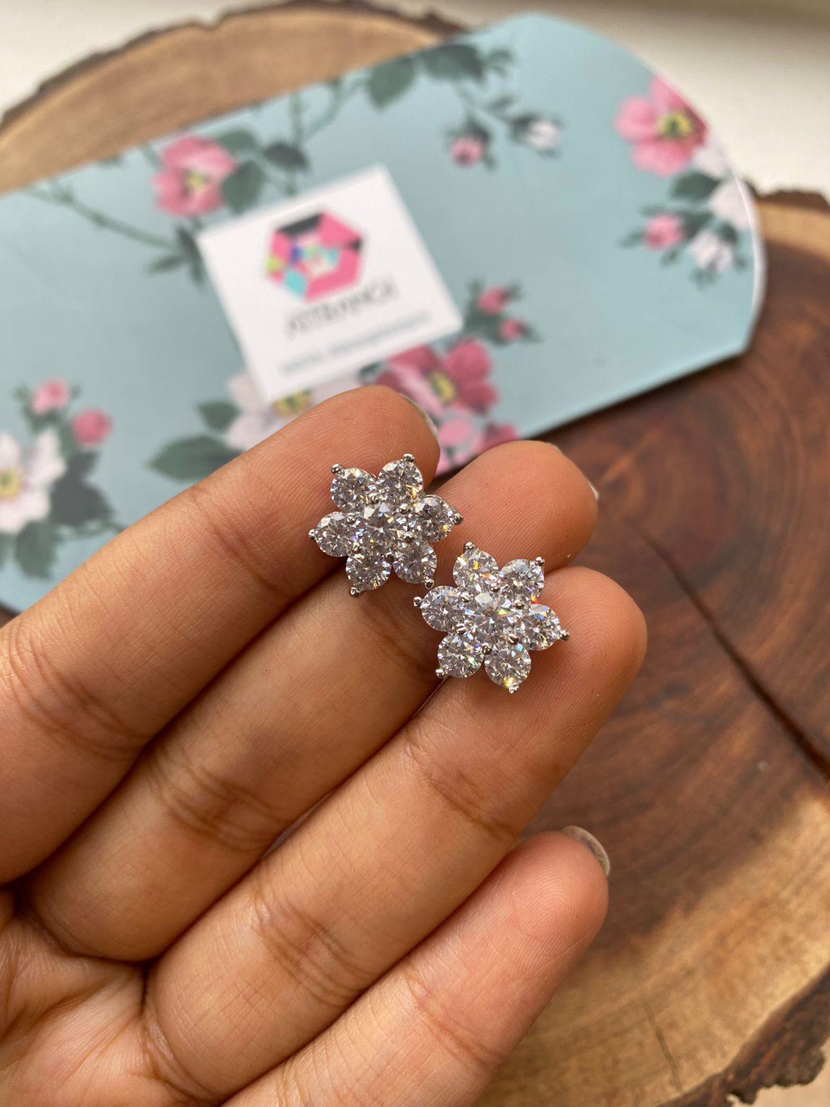 Nakshatra Diamond Studs - Attrangi