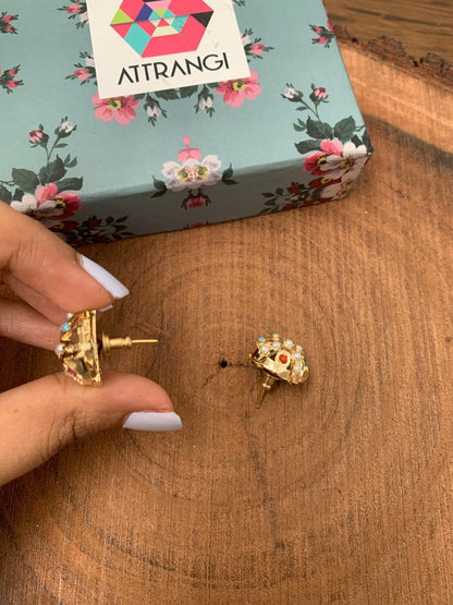 Navratna Jadaau Studs - Attrangi