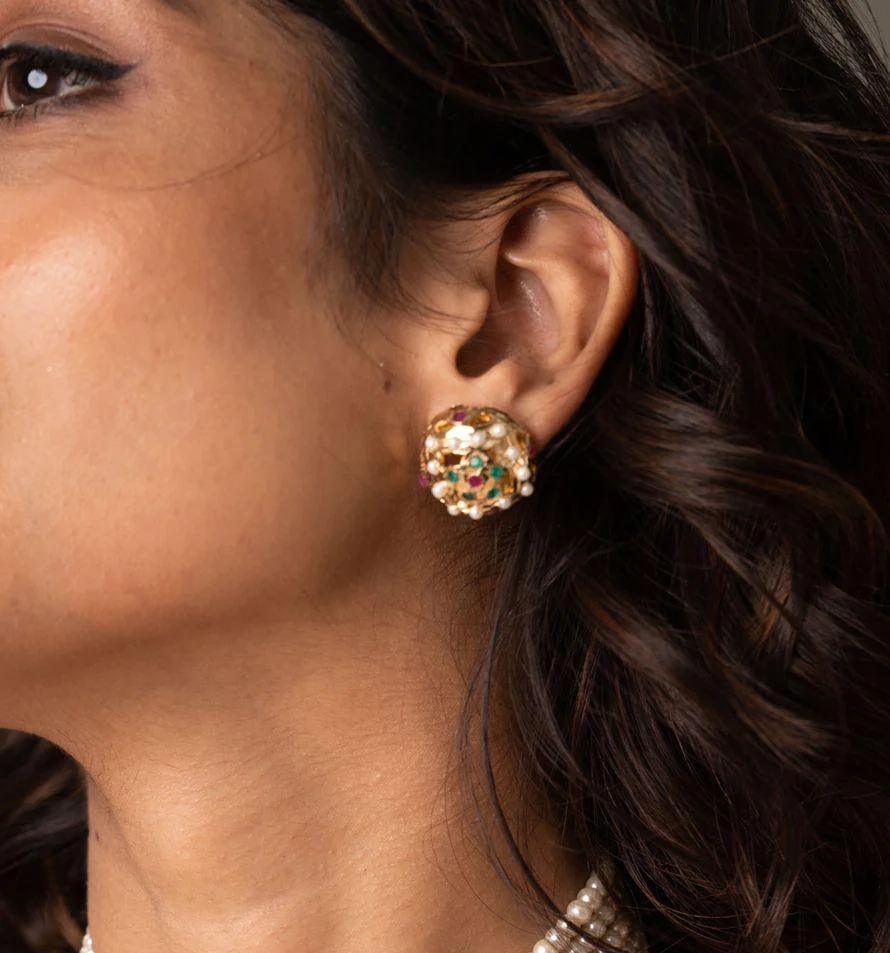 Navratna Jadaau Studs - Attrangi