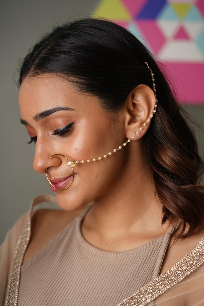 Niti Indian Nose Ring | Nath - Attrangi