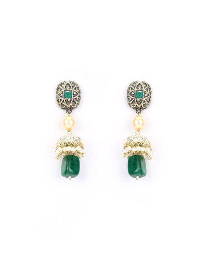 Royal Odyssey - Colourful Beads Pearl Stones Gold Plated Jewellery Set