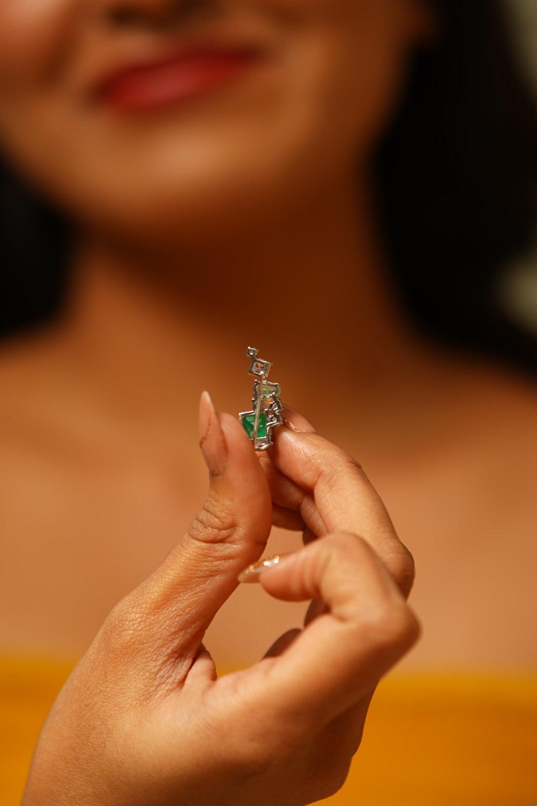 Orla Multi Coloured Screwless Studs - Attrangi